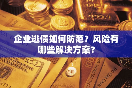 武汉企业逃债如何防范？风险有哪些解决方案？
