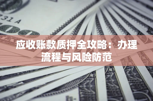 武汉应收账款质押全攻略：办理流程与风险防范